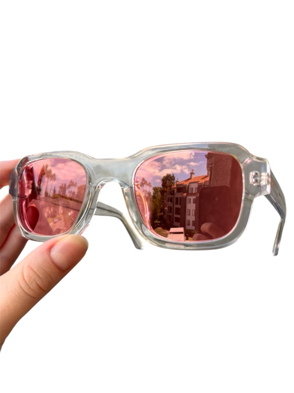 STRATA Reverb Sunglasses — Reverb Pink